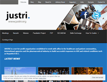 Tablet Screenshot of justri.org